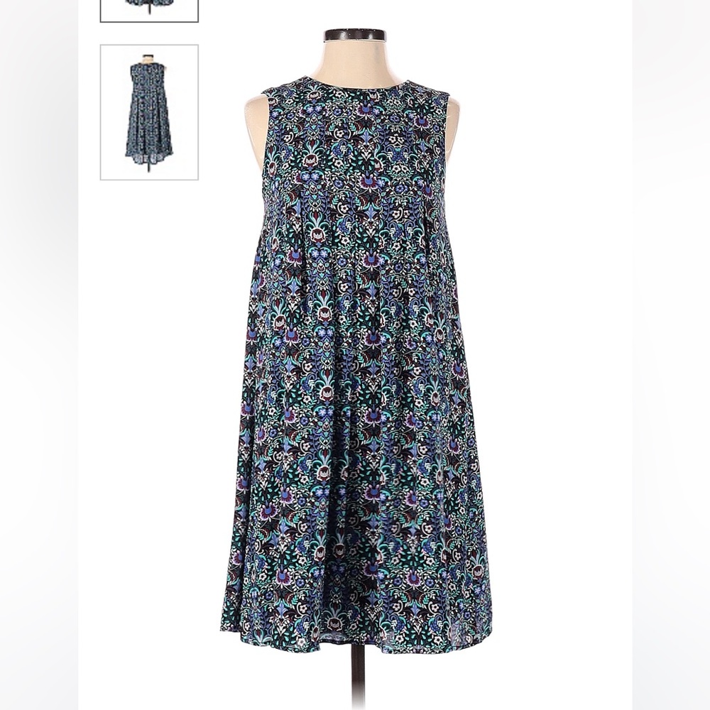 The Limited | Floral Sleeveless Swing Dress